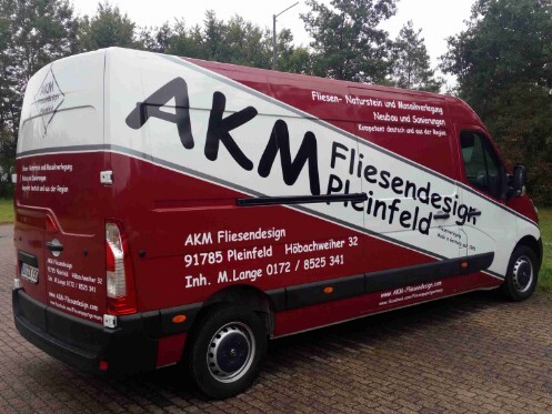 LIeferwagen beschriften mit Folierung