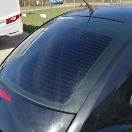 einteilig Folierung trotz extremer Biegung