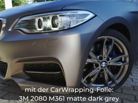 Folierung in charcoal metallic matt