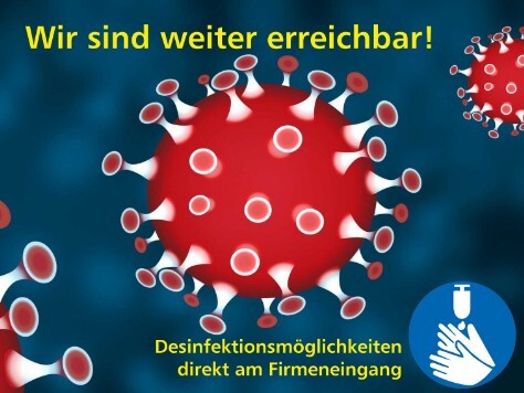 Wir bedienen Sie weiterhin