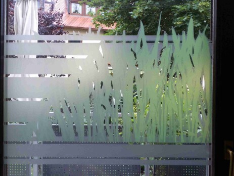 Scheibenfolien bedruckt und geschnitten